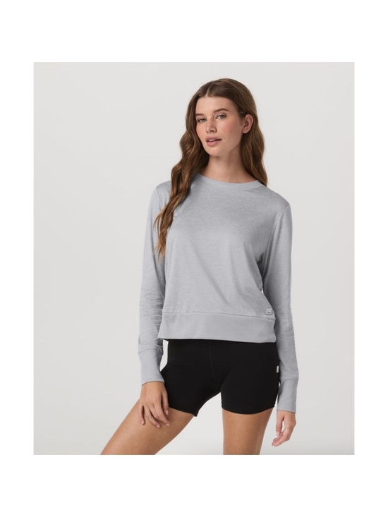 Vuori Tops - Vuori Daydream Crew Pullover Light Heather Grey Women’s Size Medium